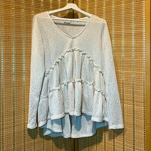 Chenille Babydoll Sweater